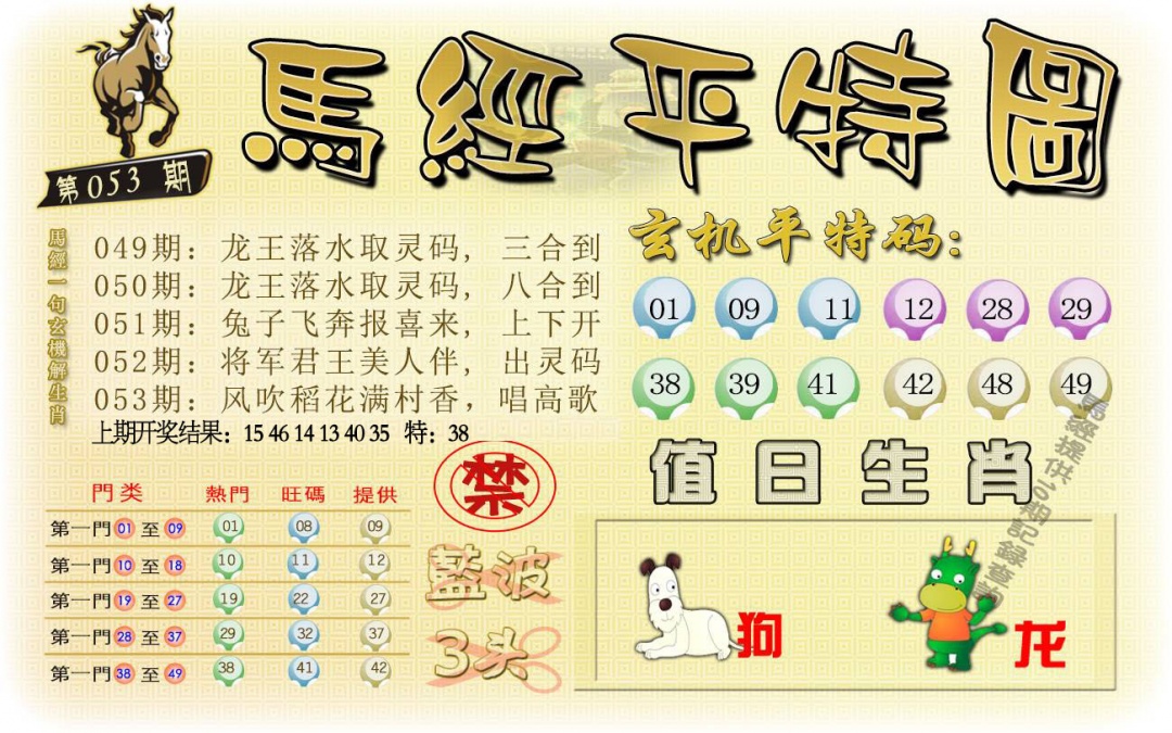 053期马经平特图[图]