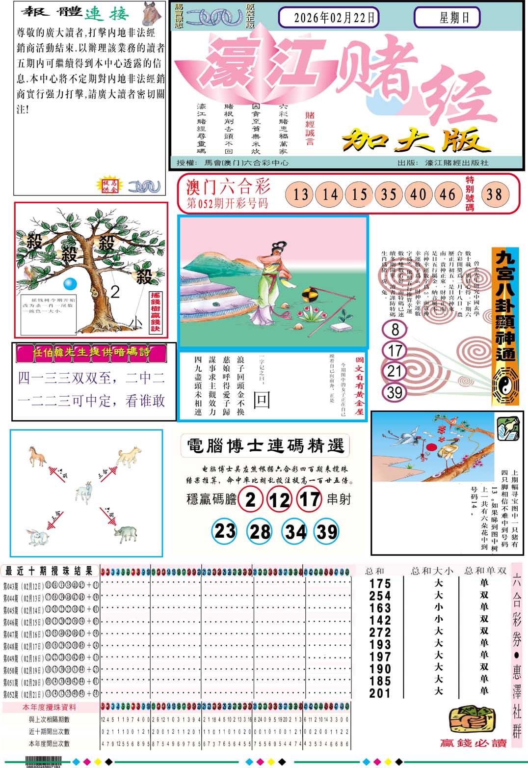 053期濠江赌经A加大版[图]