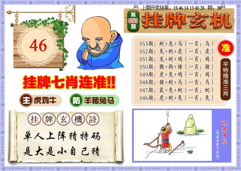 053期挂牌玄机[图]