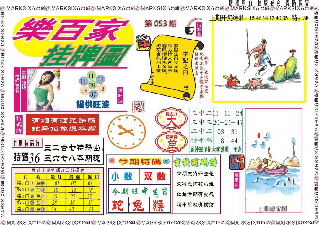 053期乐百家挂牌图[图]