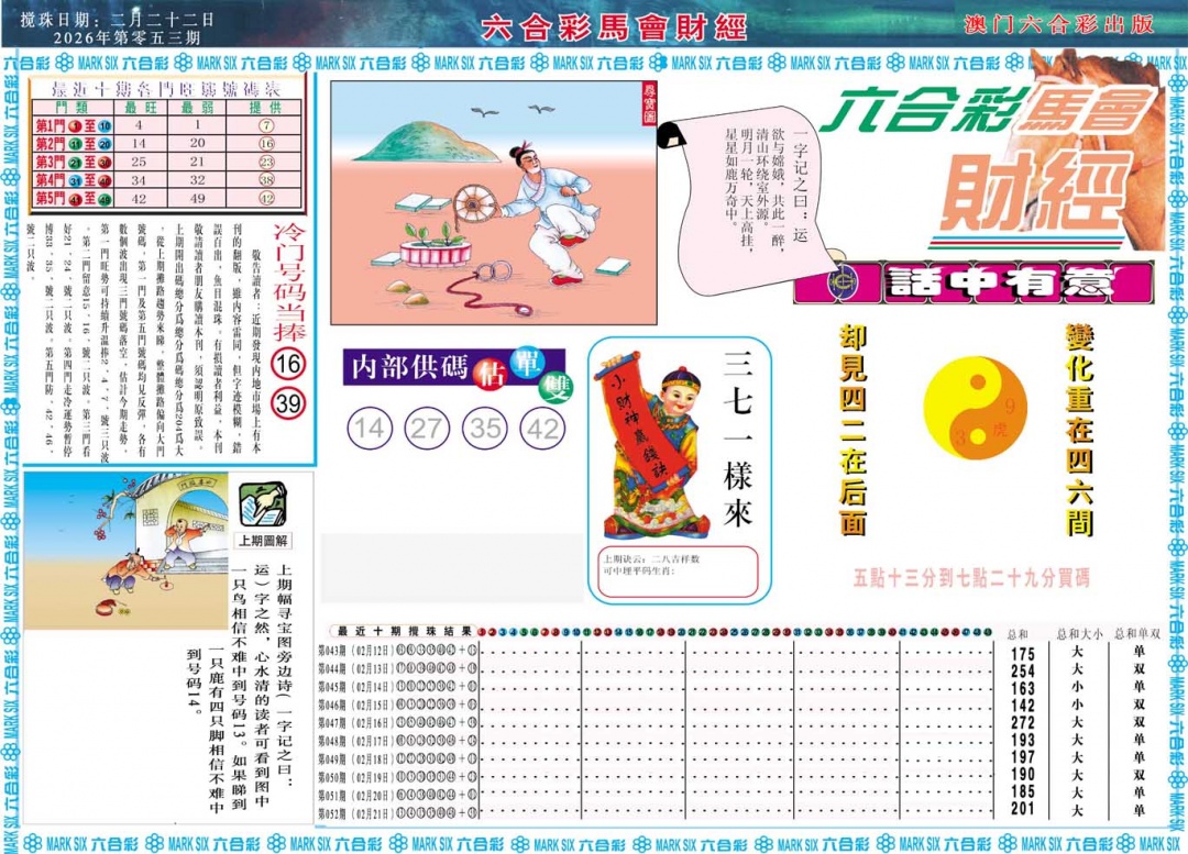 053期马会财经A[图]