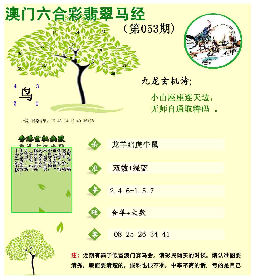 053期翡翠马经[图]