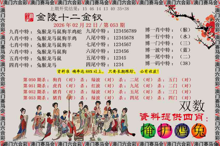 053期金陵十二金钗[图]