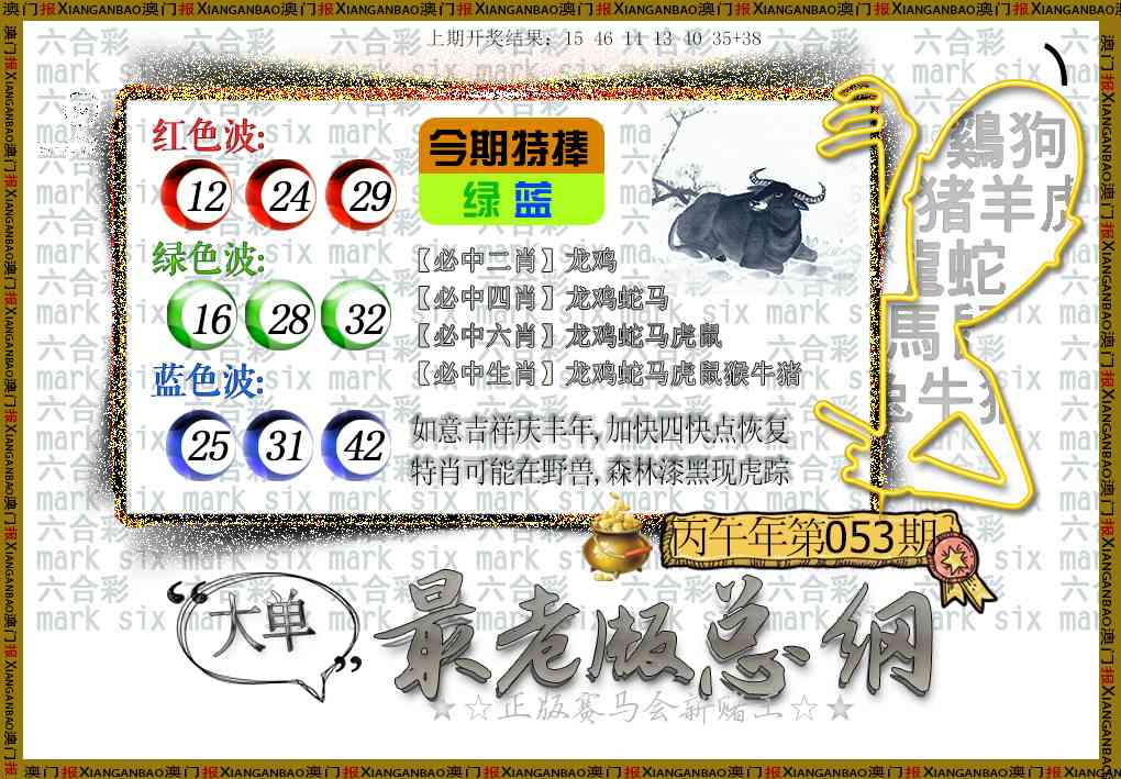 053期最老版总纲[图]