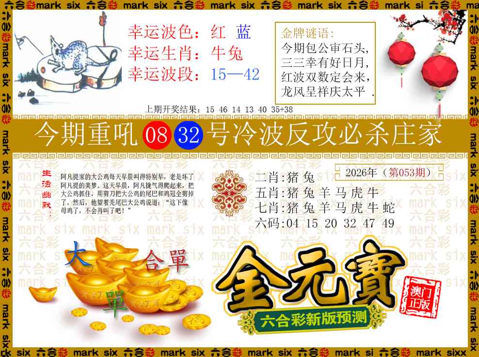 053期金元宝[图]