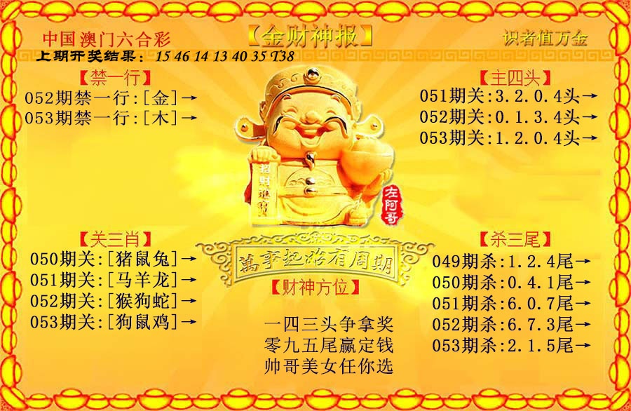 053期金财神[图]