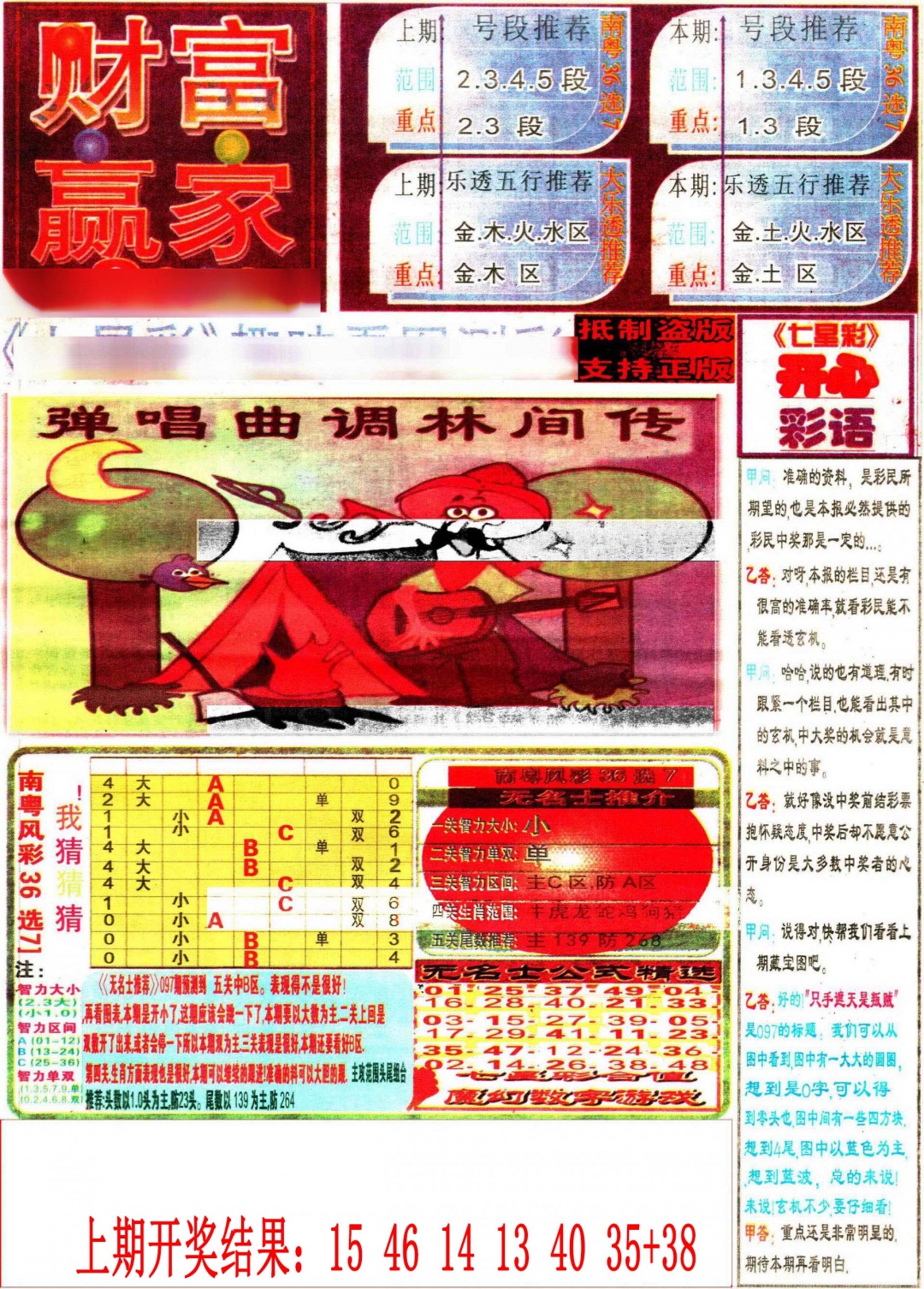 053期七星彩图(高清)[图]