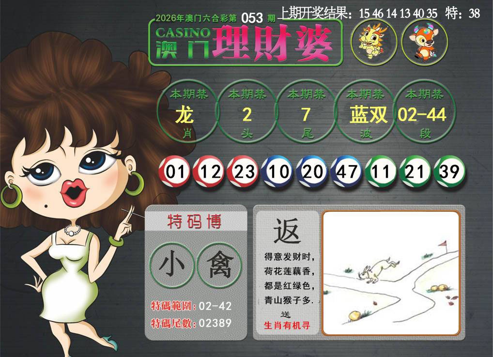 053期澳门理财婆[图]