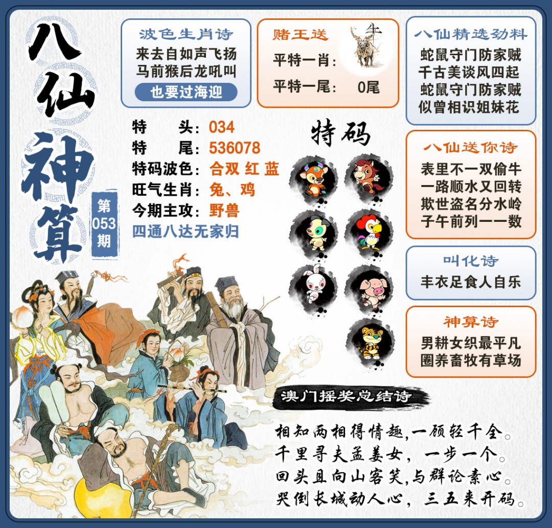 053期八仙神算[图]