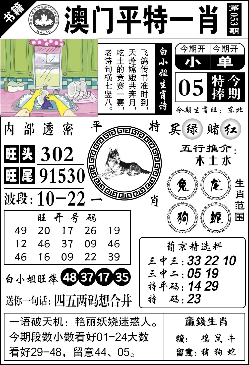 053期澳门内部透密[图]