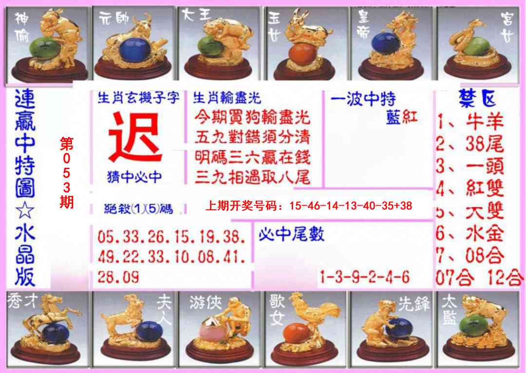 053期连赢中特图（水晶版）[图]