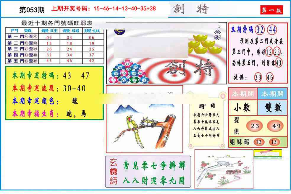 053期九龍创特A(推荐)[图]