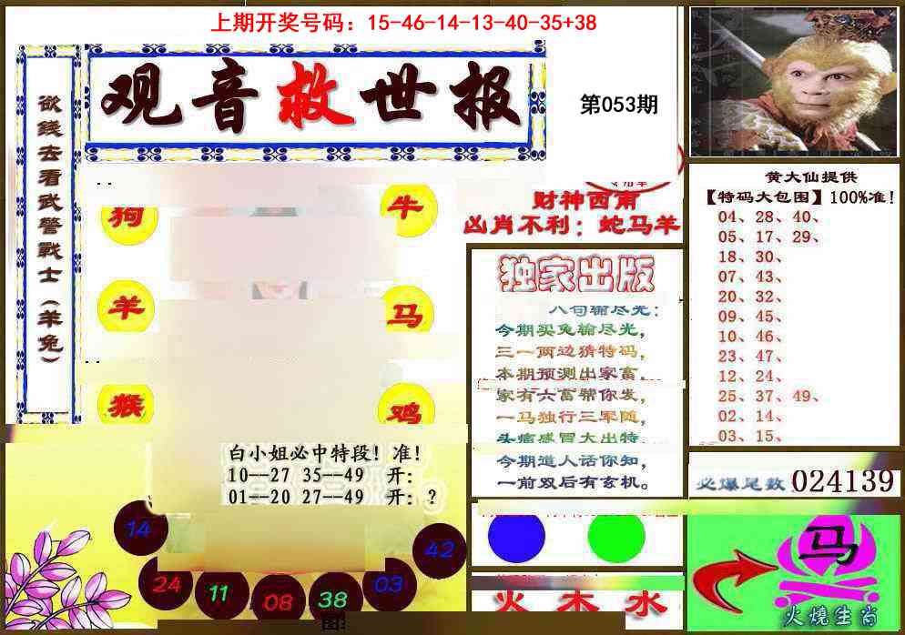 053期(另)观音救世密报[图]