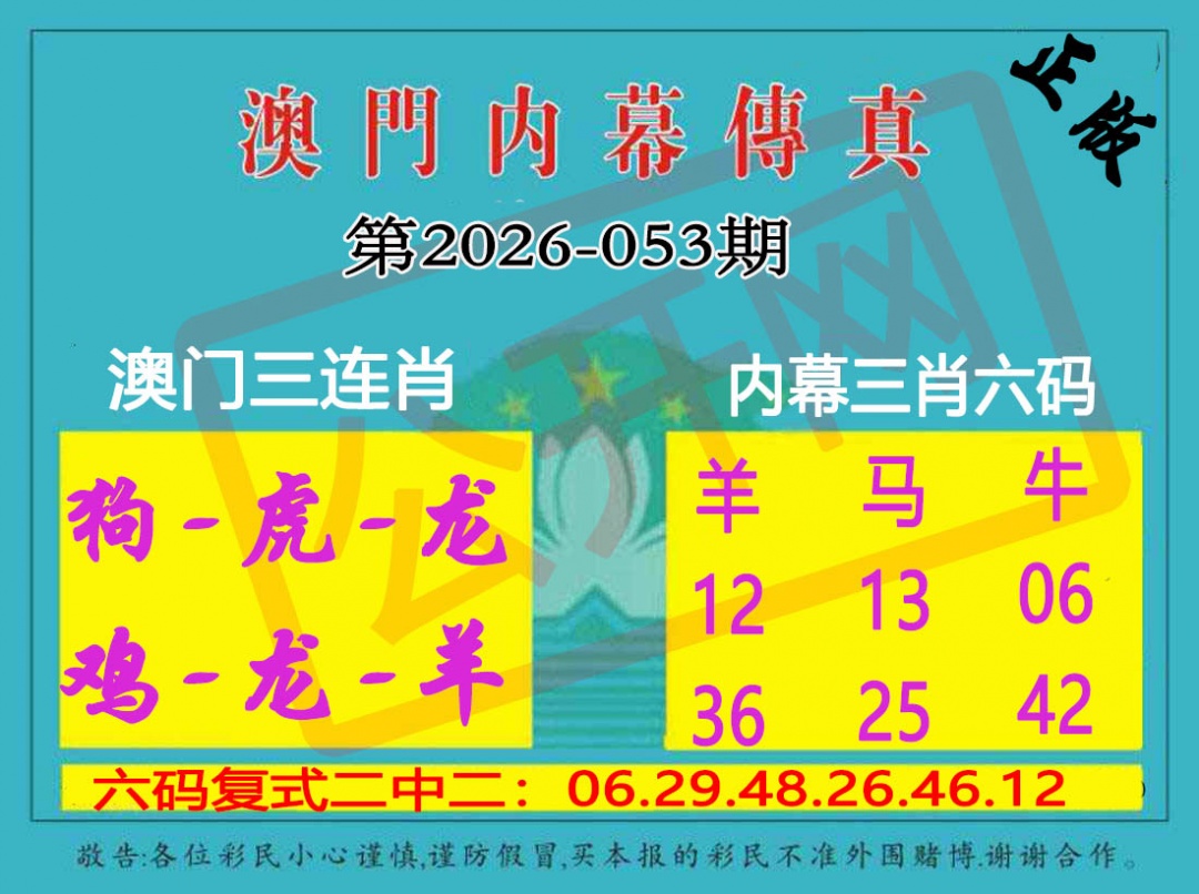 053期内幕传真三肖版[图]